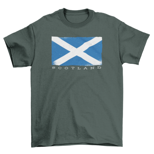 Saltire Heritage Tee – Scotland Flag T-Shirt