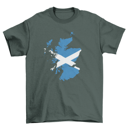 Scotland Map Heritage T-Shirt