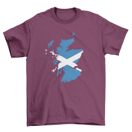 Scotland Map Heritage T-Shirt