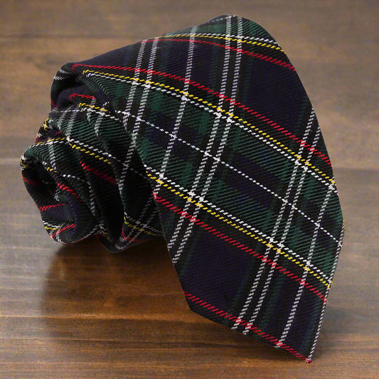 L&L Tartan Classic Tie - Black & Green